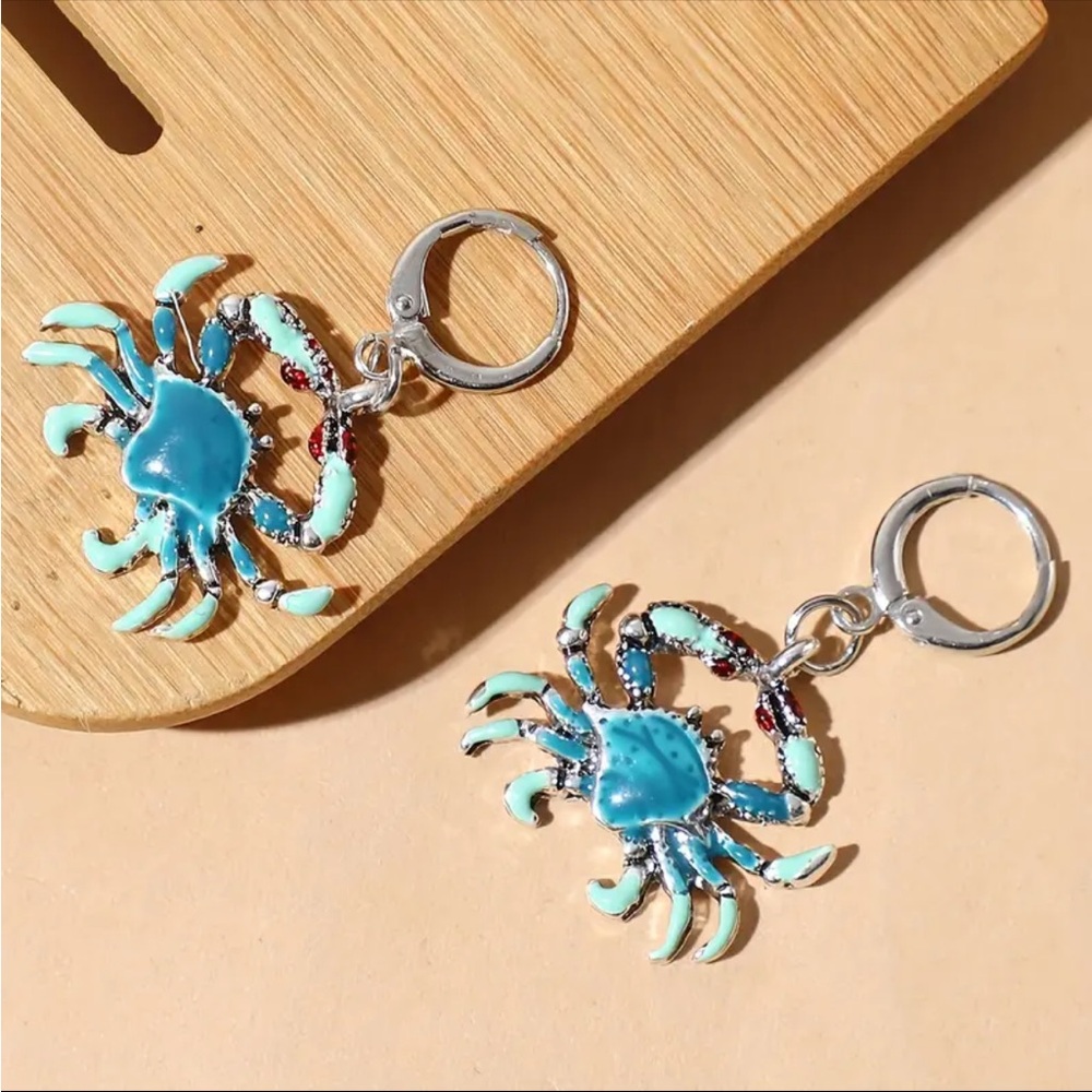 Seaside Crab Earrings